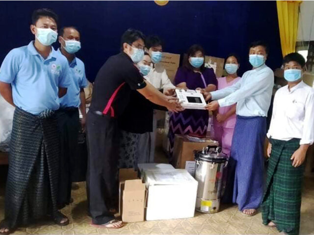 HTOO Group of Companies donates CTG, Autoclave to Putao Public Hospital