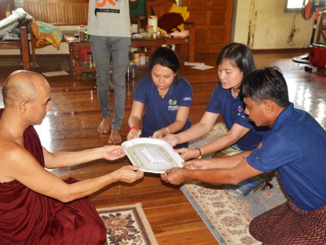 HTOO Foudation and Myanmar Dental Council have provided free dental treatment to 512 patients in Thongwa Township