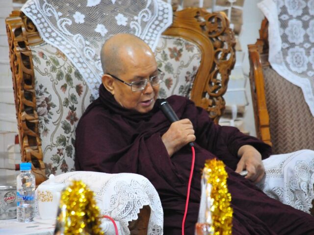 Donation of Waso Robes and offering Soon to the monks and novices at Yaw Sayadaw’s Monastery as celebration of HTOO Group of Companies Chairman U Tay Za’s 55th birthday.