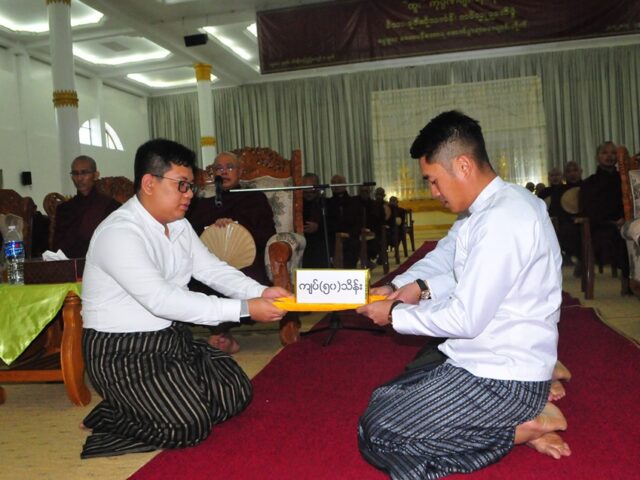 Donation of Waso Robes by HTOO Group of Companies at Hsay keindar Rama Monastery