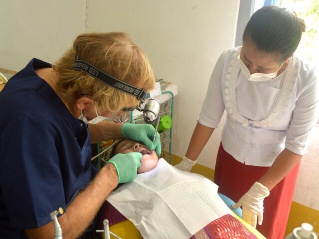 Free medical treatment has been provided to 140 on 8th October 2019, as third day of the medical treatment trip