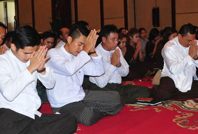 Homage Paying Ceremony of HTOO Group of Companies attended by Chairman U Tay Za